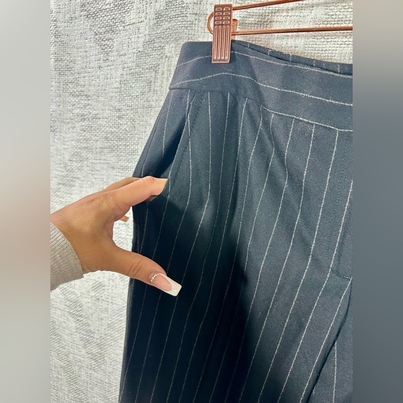 j crew favorite fit wool blend pinstripe pants size 6 - Picture 4 of 8